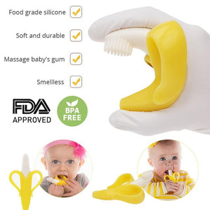 Banana Baby Teether Safe Food Grade Silicone Teething Mitts Infant Dental Care Teethers Toy Gifts Teether